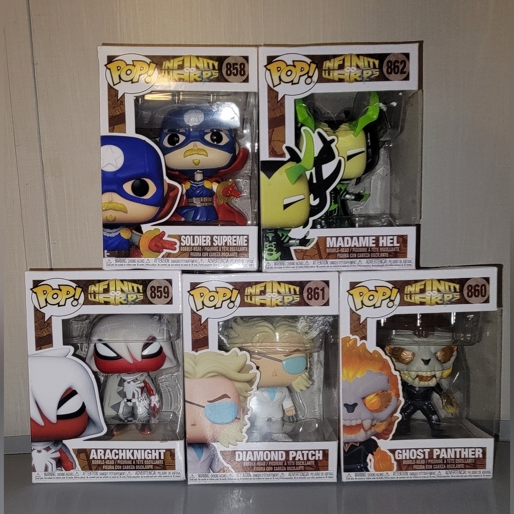 (J22) Funko infinity Warps set